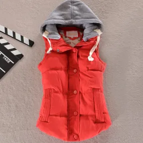 Winter Cotton Back Vest