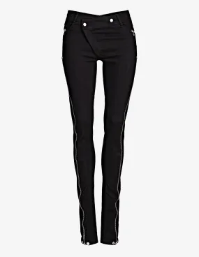 Zipped Skinny Jeans