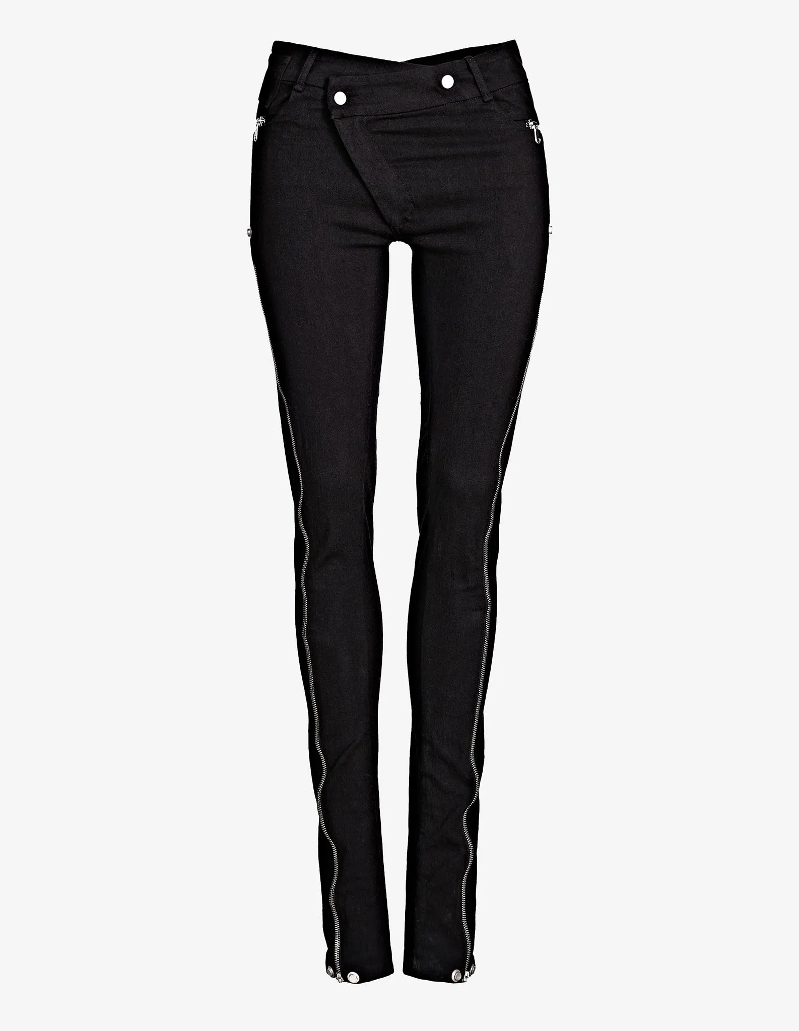 Zipped Skinny Jeans